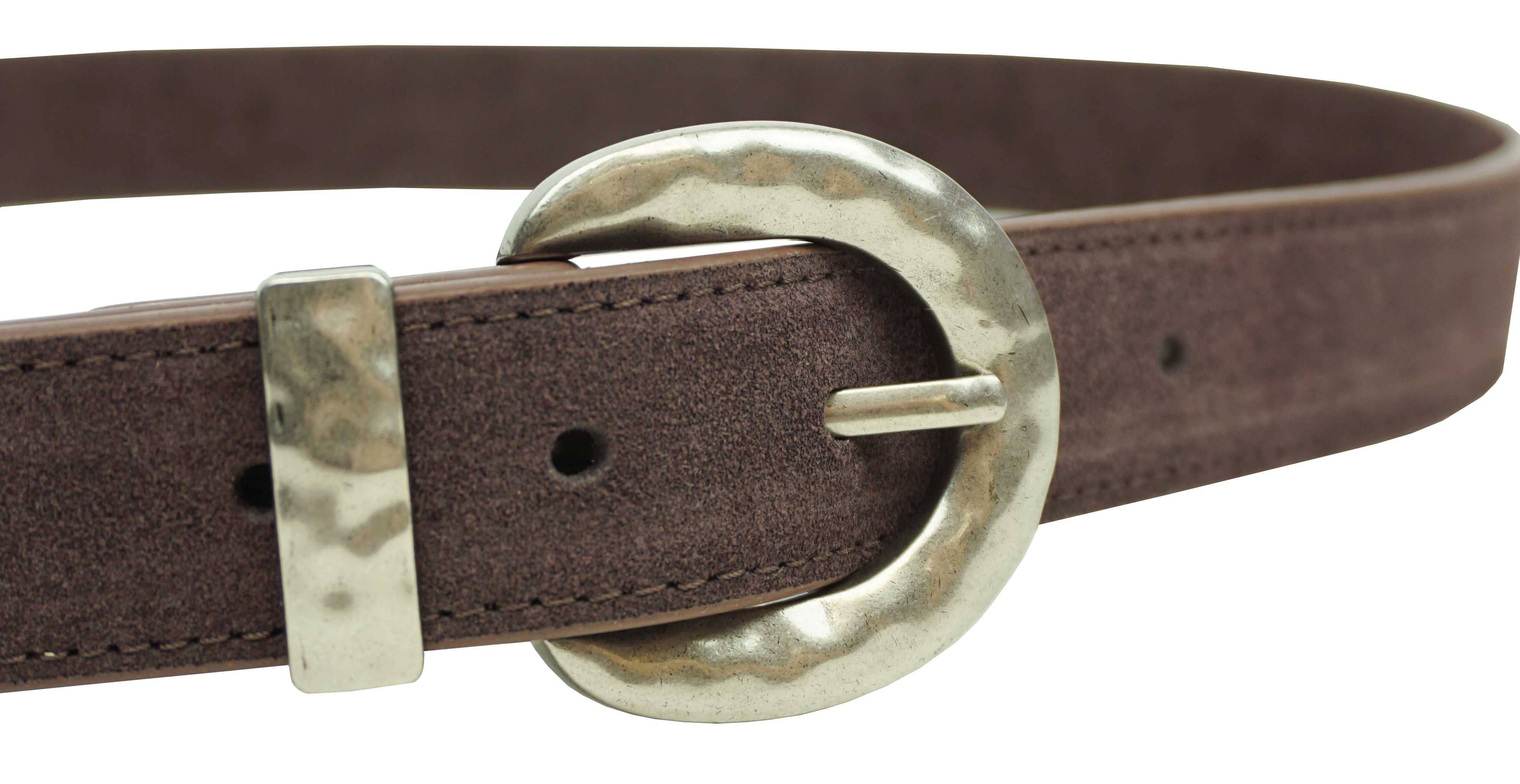 Anais – wholesale Bälte - Dam – Läderbälte med silverfärgad spänne CT39586