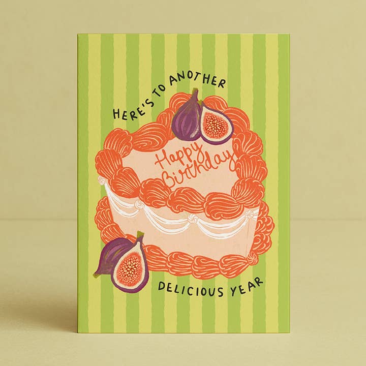 'Another Delicious Year' Birthday Card for wholesale by Daymaker Stationery