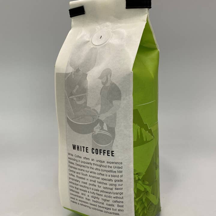 Fofcee Coffee - Wholesale Coffee Beans - White Coffee 2lb Canister (REFILL BAG)2
