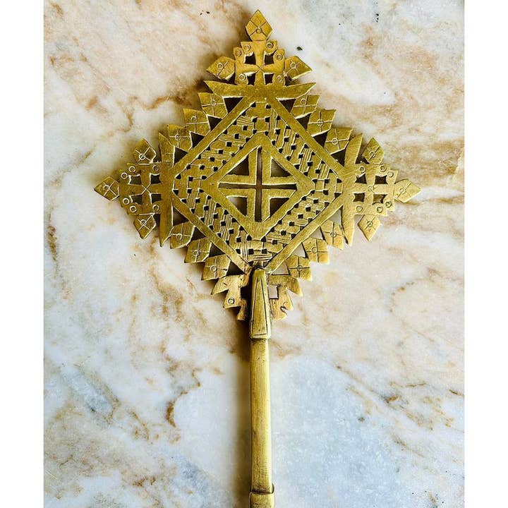 Deseta Design - Wholesale Bandana - Unisex - Mystical Afro Angels Ethiopian-Inspired Bandana - Green4