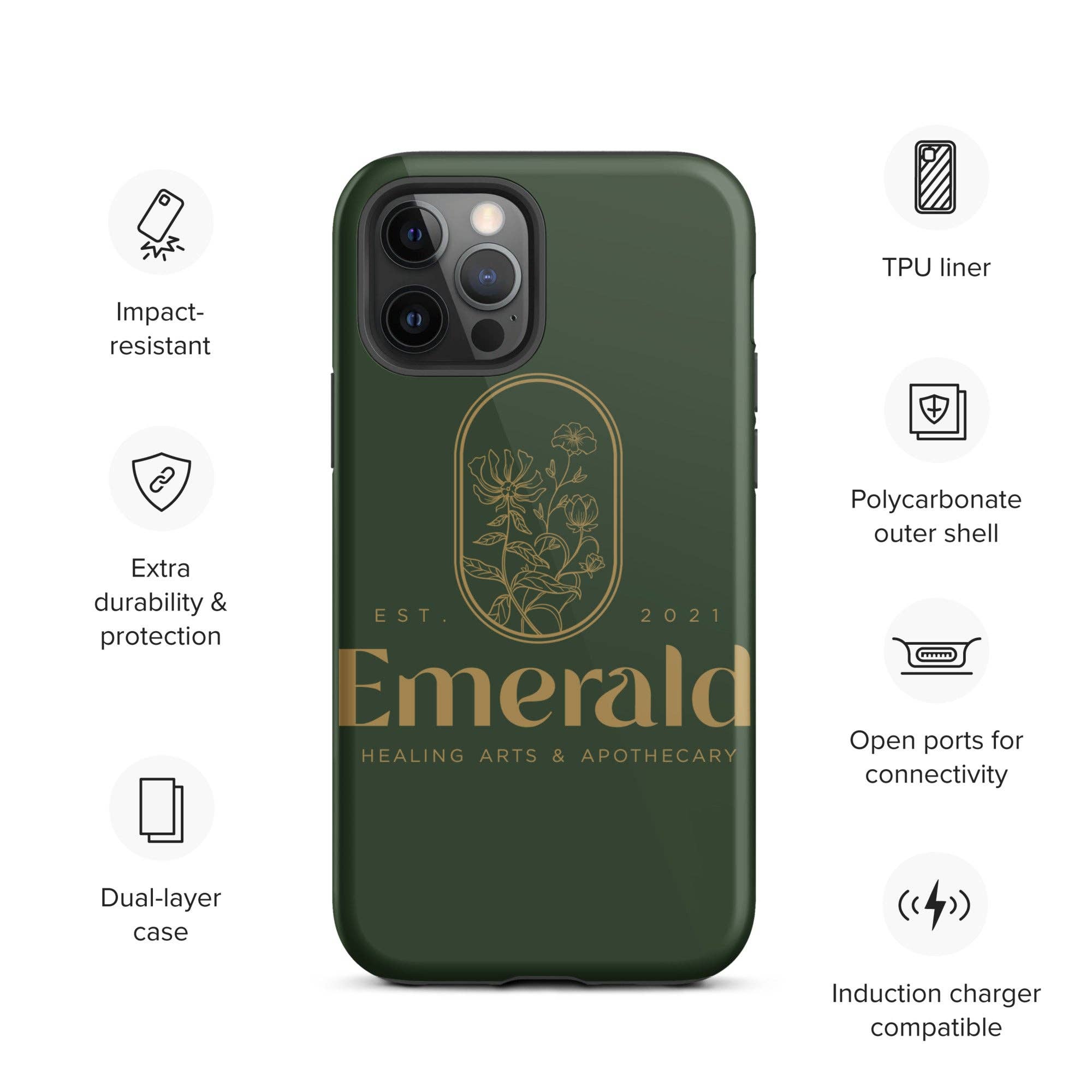 Practicality Skin & Body care - Wholesale Phone Case - Unisex - Emerald Tough iPhone case11