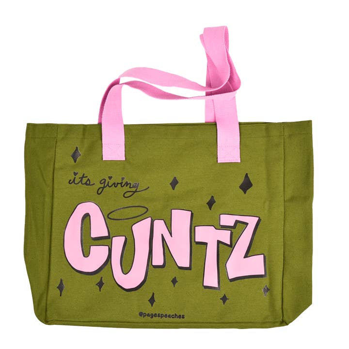 CUNTZ Tote Bag With Laptop and Water Bottle Pocket for wholesale by Page's Peaches