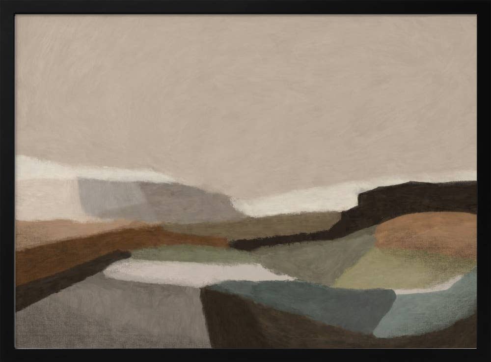 Ready2hangart, Inc. – wholesale Konsttryck – ”Montego” inramad texturerad väggkonst1