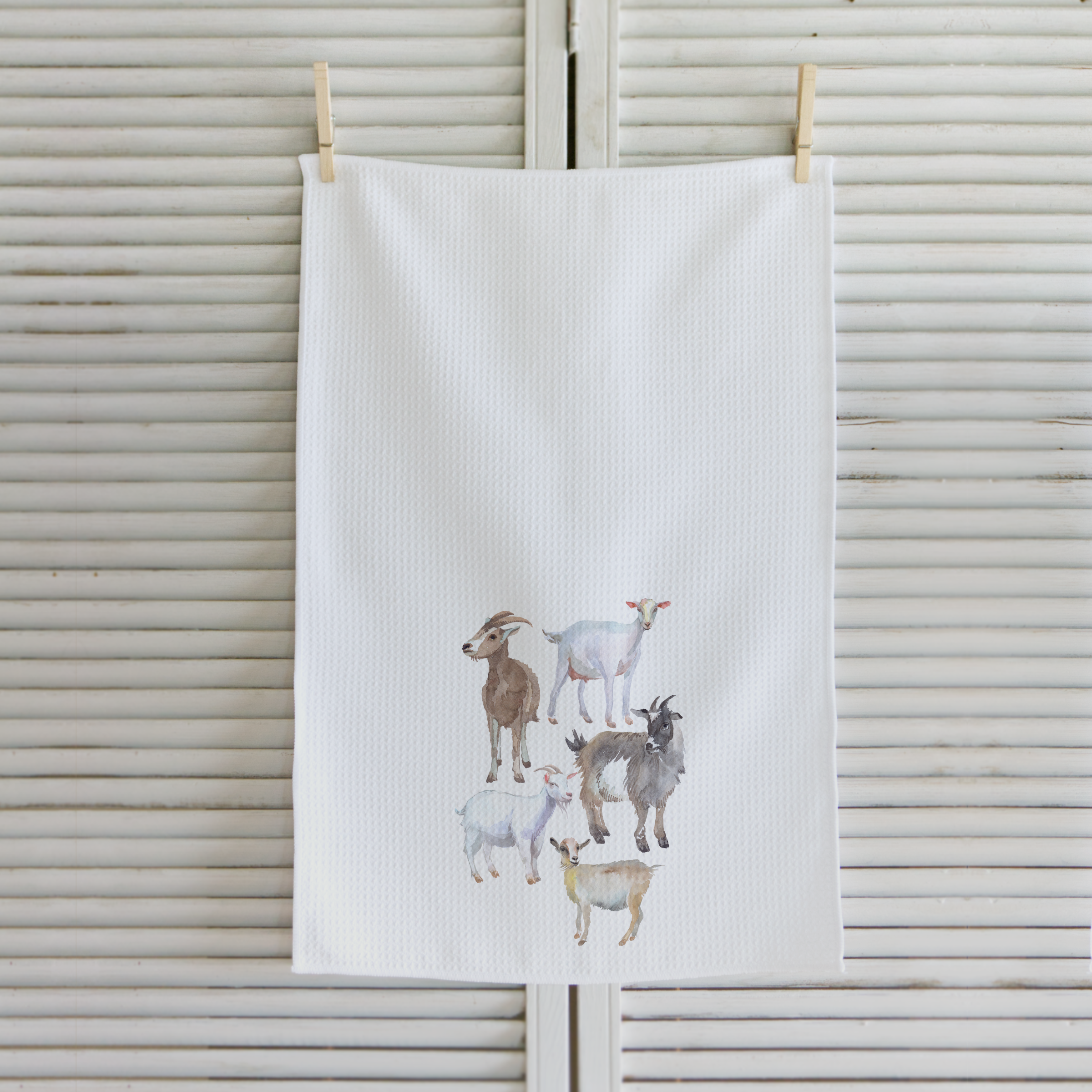 Middlefork & Co. - Wholesale Tea Towel - Goats Farm Animal Kitchen Tea Towel Farmhouse Gifts2
