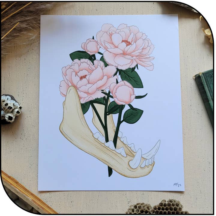 Imprimé Jaw Art pour la vente par The Hollowbird