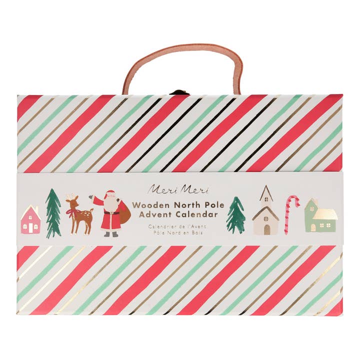 Meri Meri - Wholesale Advent Calendar - Festive Village Wooden Advent Calendar7