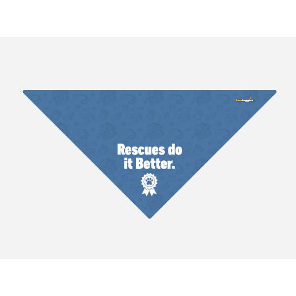 Bandoggies Breeze Pet Bandana Petits sauvetage à faire mieux pour la vente par Bandoggies