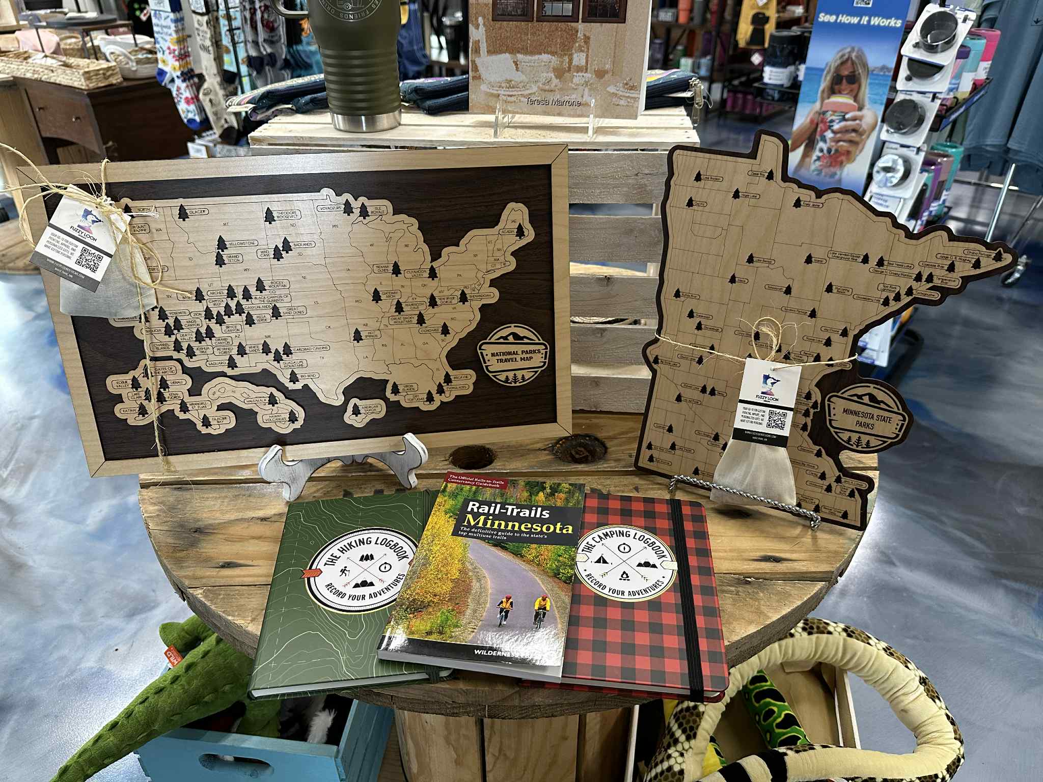 Fuzzy Loon Designs – Mapa por atacado – Mapa dos Parques Estaduais de Minnesota | Mapa de Viagem | Mapa de Caminhadas | Campismo1