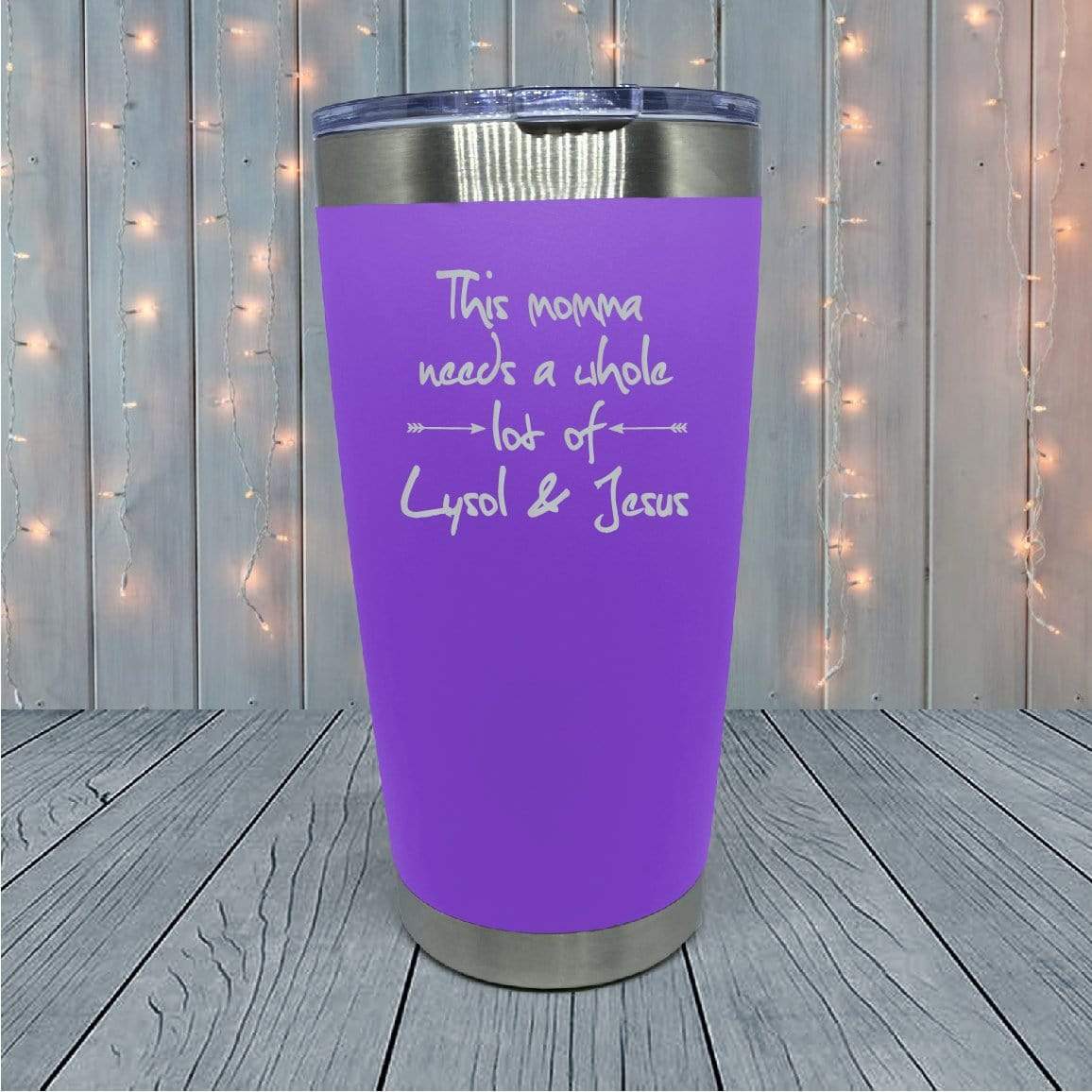 21 Threads - Vendita all'ingrosso Bicchiere/tazza termica - Bicchieri incisi al laser Lysol e Jesus7