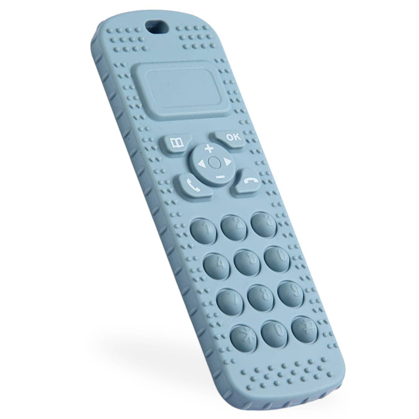 Arctic Blue Sensory Popper Teether Phone for wholesale on Faire3