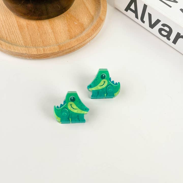 TheDivaSoap - Wholesale Hair Clip - Women's - 2 pcs Dinosaur Series Small Claw Clip, Mini Hair Clip