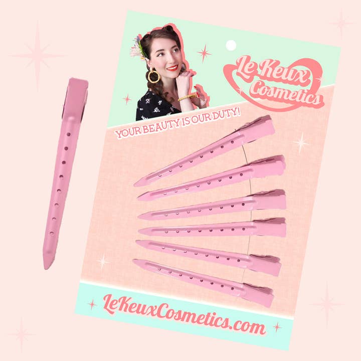 Clips de pico de pato para venta al por mayor de Le Keux Cosmetics