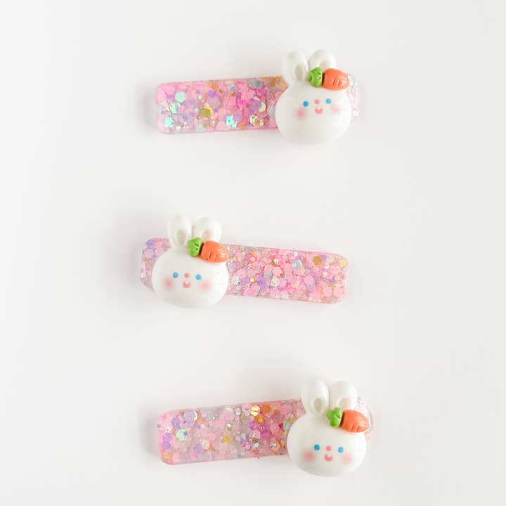 Ganchinho de Cabelo Coelhinho da Páscoa por atacado de Ava Bowtique