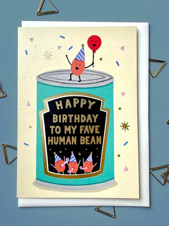 Carte d'anniversaire préférée de Human Bean pour la vente par Holly Maguire