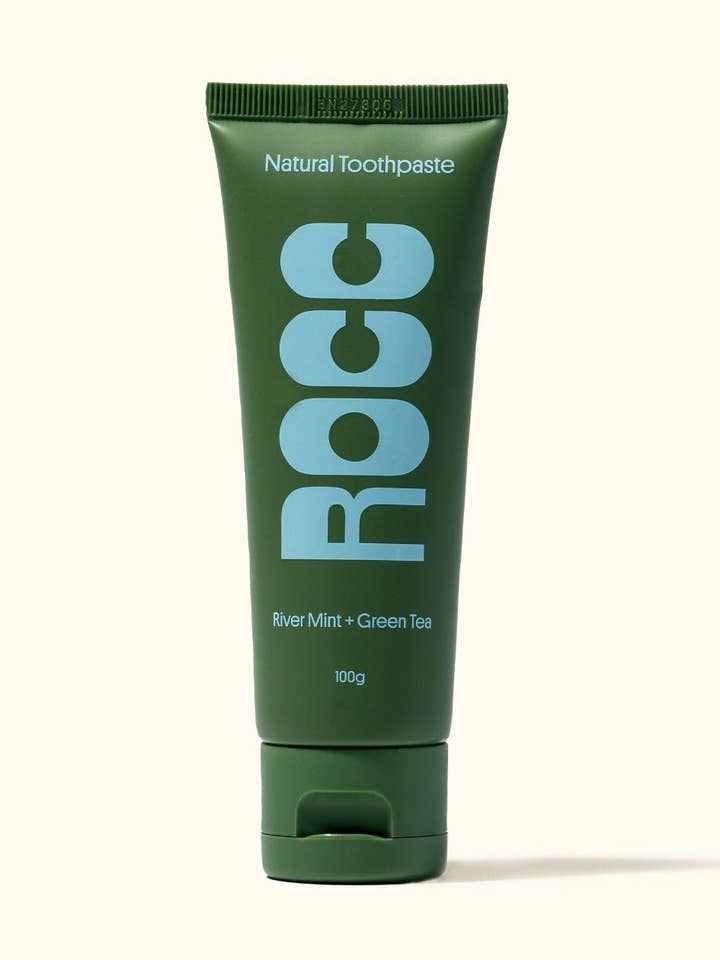 River Mint + Green Tea Toothpaste for wholesale by Rocc Naturals