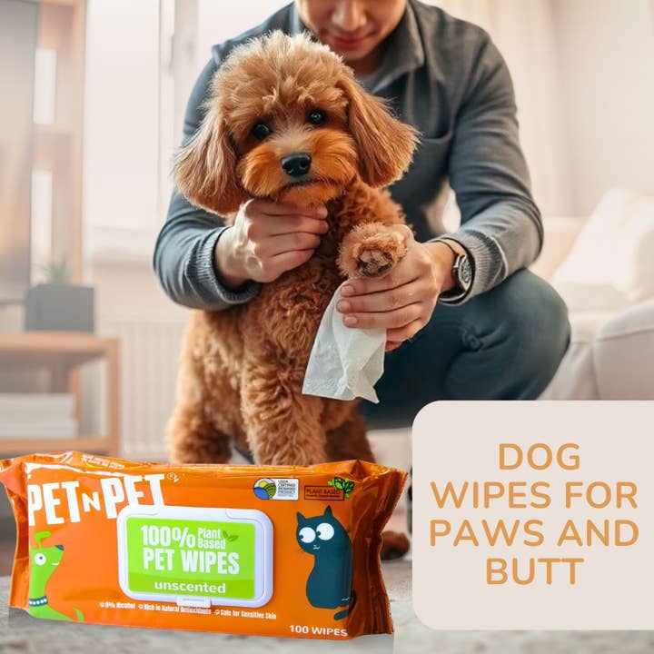 Pet N Pet – Großhandel Haustierpflegeprodukt – Hund – Pet N Pet Pflanzliche Hundetücher – Deodorieren, 100 Stück7
