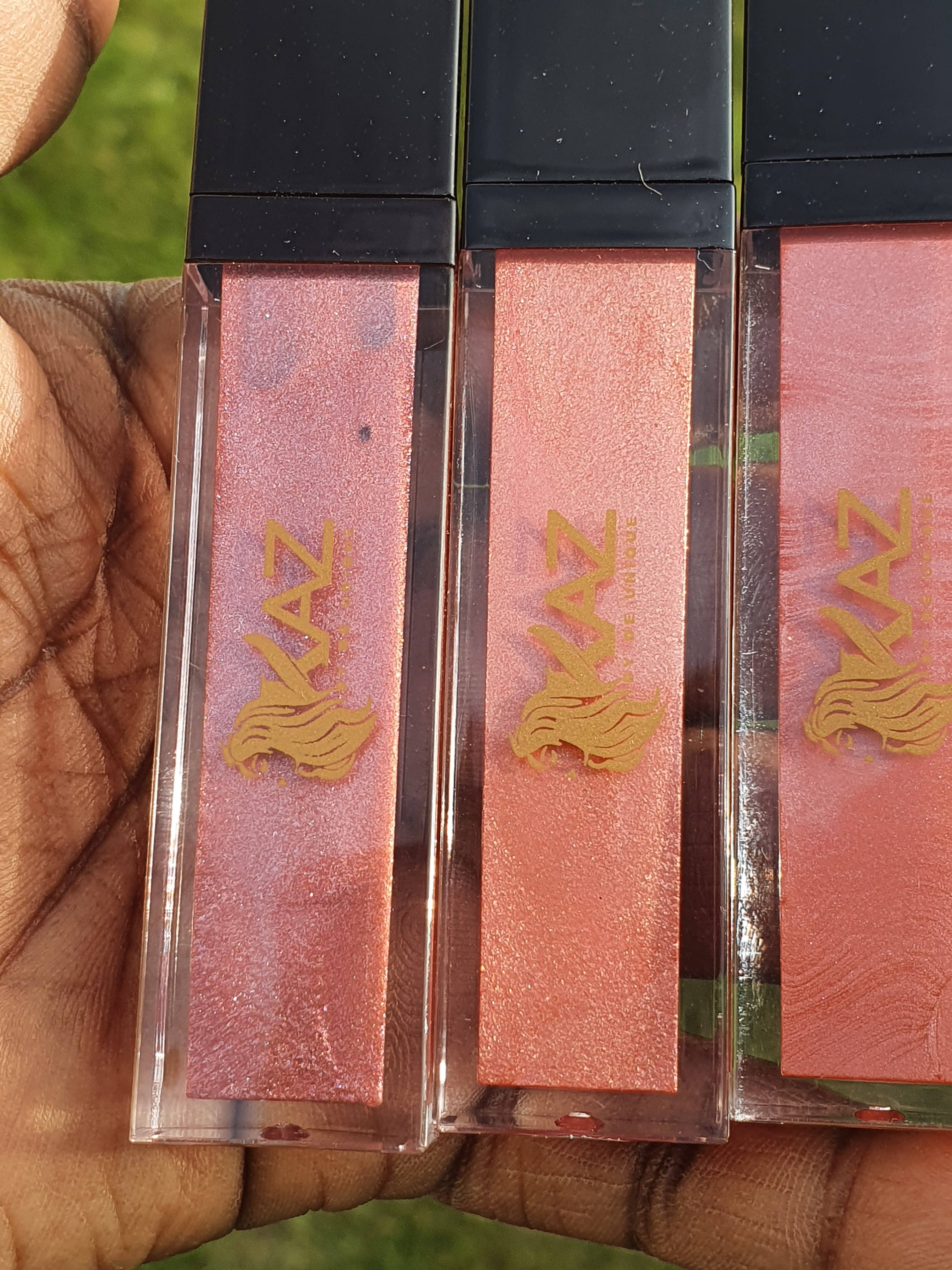 Kaz by De Unique Limited - Wholesale Lip Gloss - Peach lipgloss bundle1