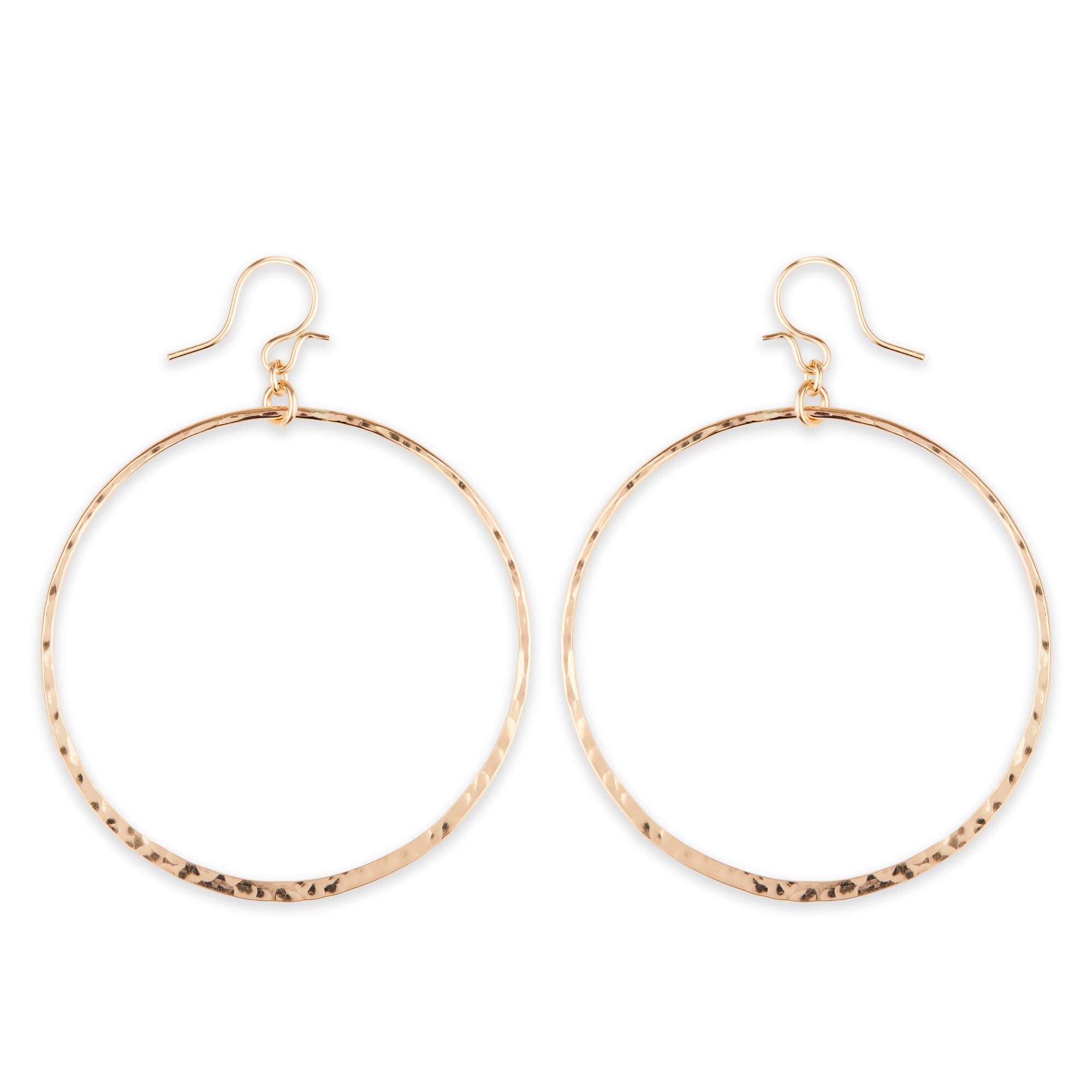 Mark Steel Jewelry - Vente Boucles d'oreilles pendantes - Boucles d'oreilles pendantes à maillons martelés Bold, tailles 22 mm à 40 mm3