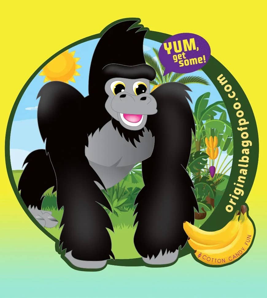 "The Original Bag of Poo"® Novelty Cotton Candy - Vente Barbes à papa - Le Sac de Caca Original® (Caca de Barbe à Papa de Gorille)5