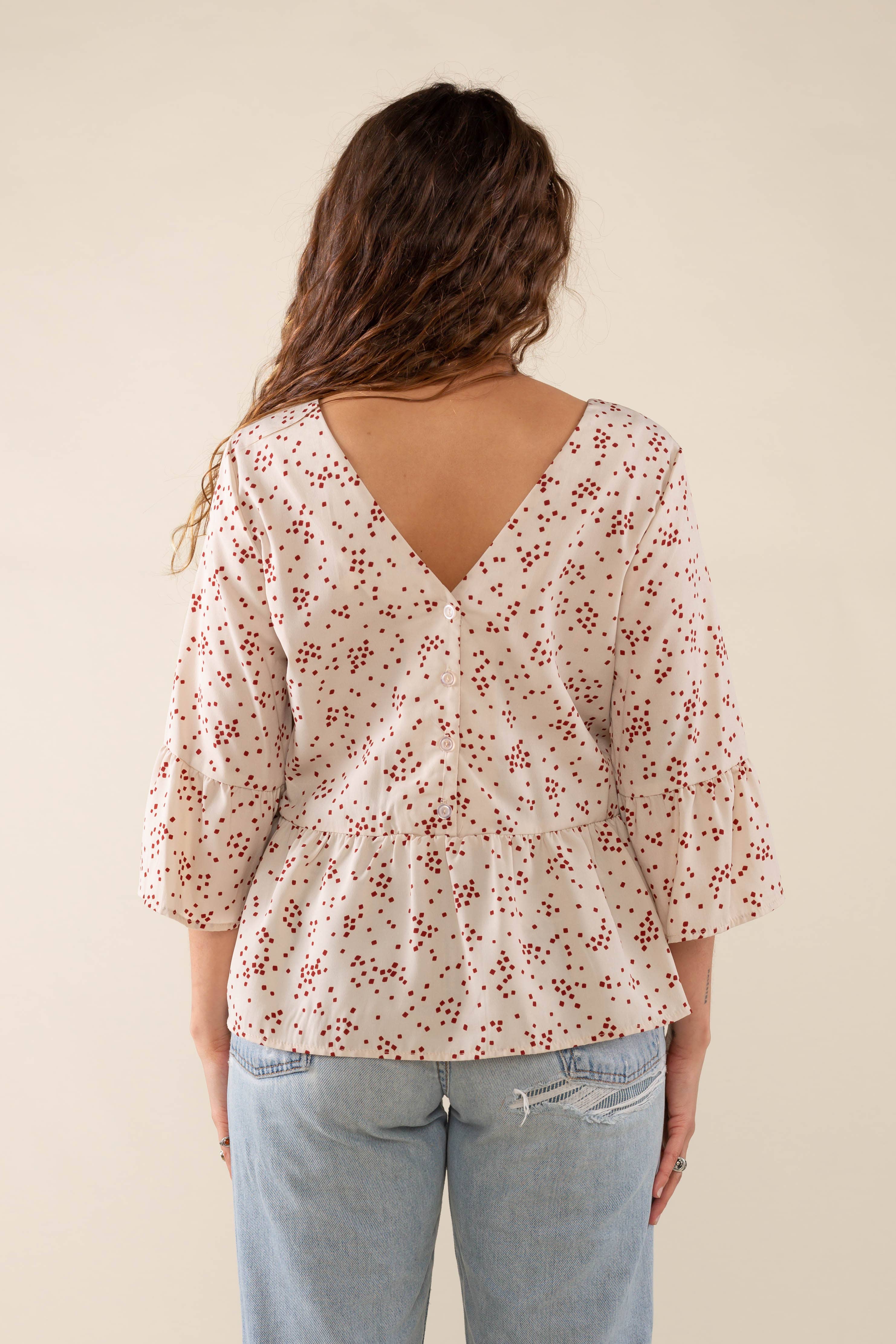 NLT - Wholesale Blouse - Dames - Milan omkeerbare blouse3