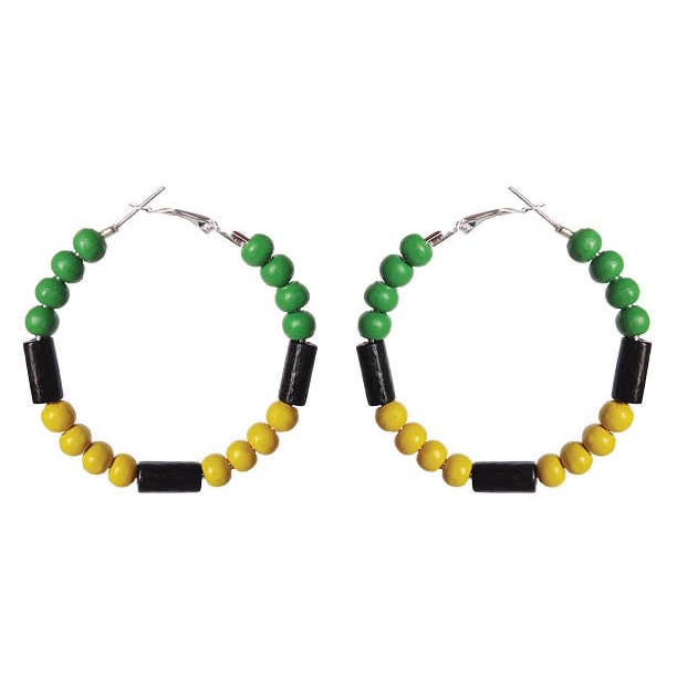 Brincos de Argola Jamaica por atacado de Caribbean