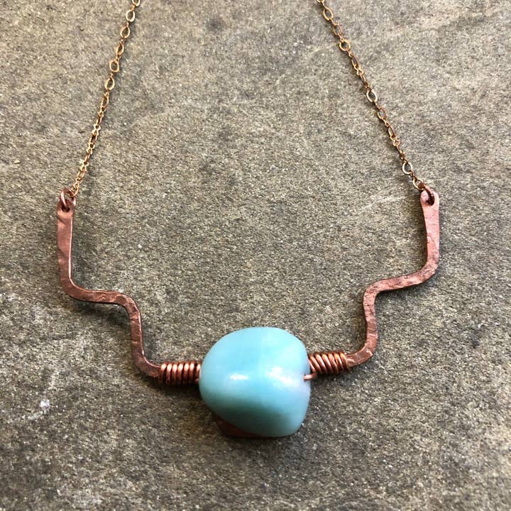 Amazonietpiramide voor wholesale door Kate Stephen Jewelry