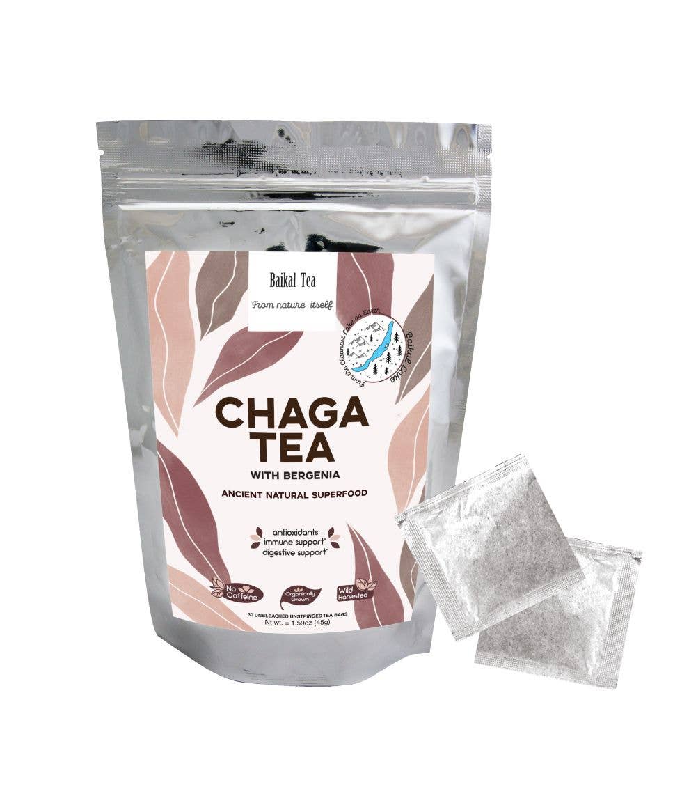 Baikal Tea – Chá de saúde/Detox por atacado – Chá Chaga com Bergenia0