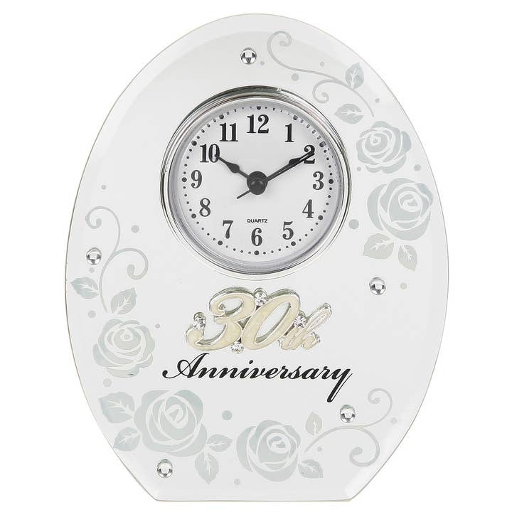 Joe Davies - Wholesale Wall clock - Mirror Anniversary Clock 30th