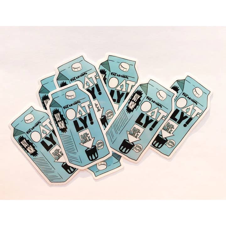 Societal Stickers - Wholesale Sticker - Oatly Oat Milk Sticker