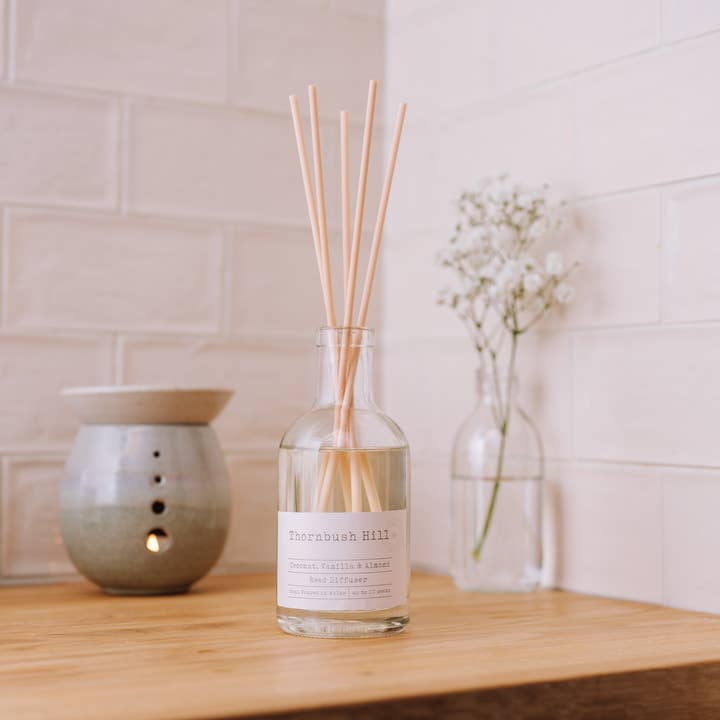 Coconut, Vanilla and Almond Reed Diffuser for wholesale by thornbushhill