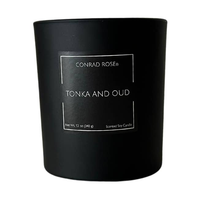 Tonka and Oud 2-Wick Candle for wholesale by Conrad Rose