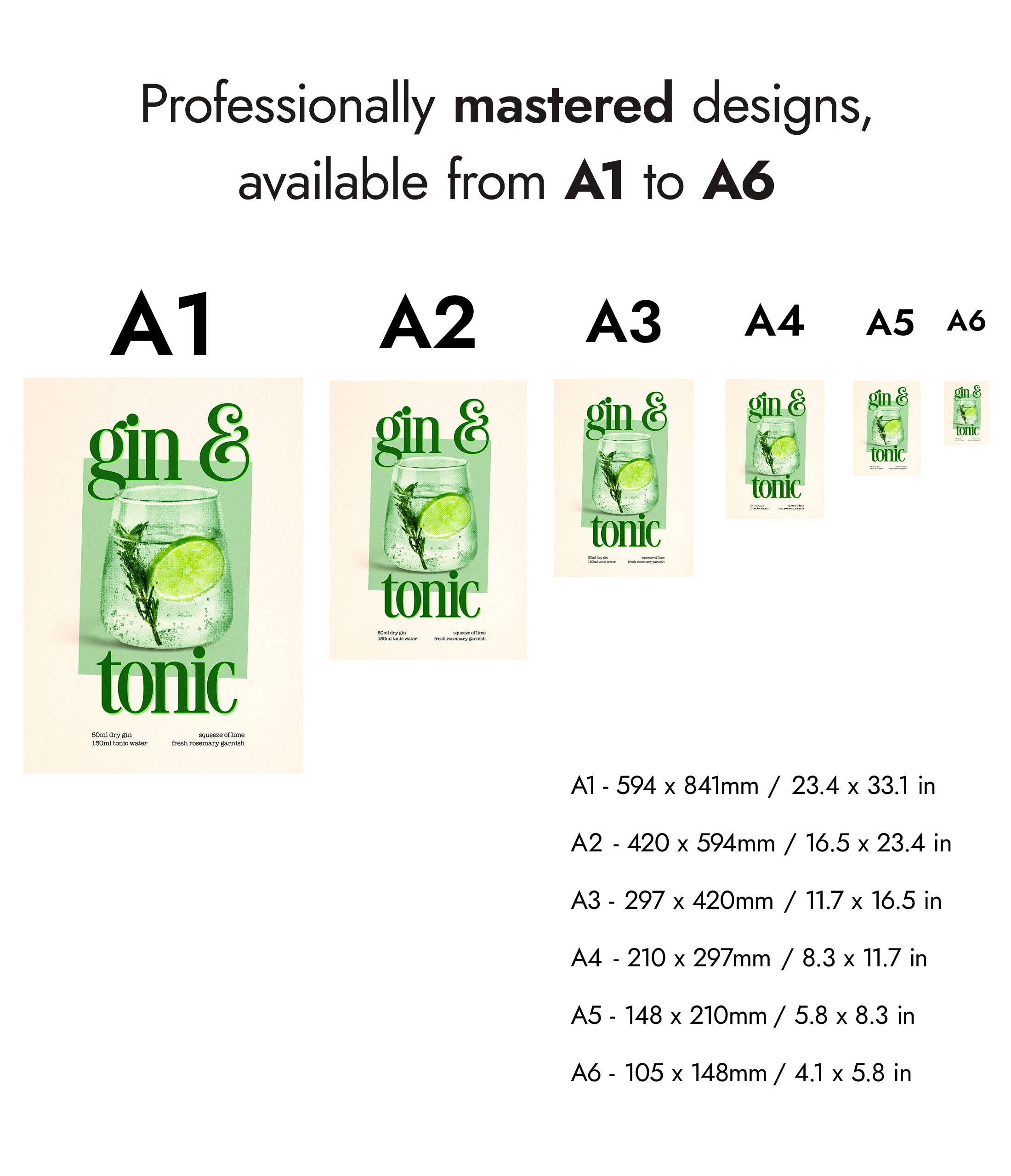 Animato – wholesale Art print – Gin & Tonic4