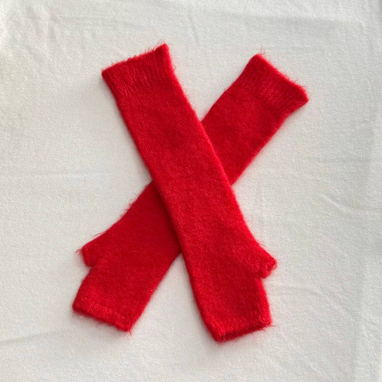 NOELINE - Vente Ensemble d'accessoires pour l'hiver – femme - Mitaines longues en baby alpaga 7393ML20