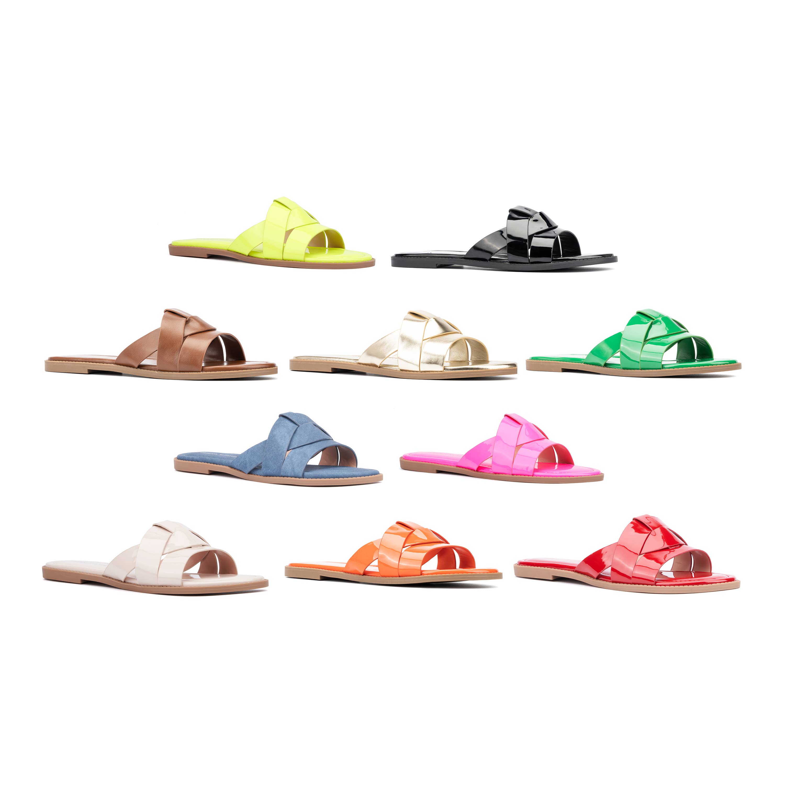 S3 Holding - Wholesale Sandals - Women's - Fashion To Figure Women's Tiana Flat Sandal - WIDE WIDTH0