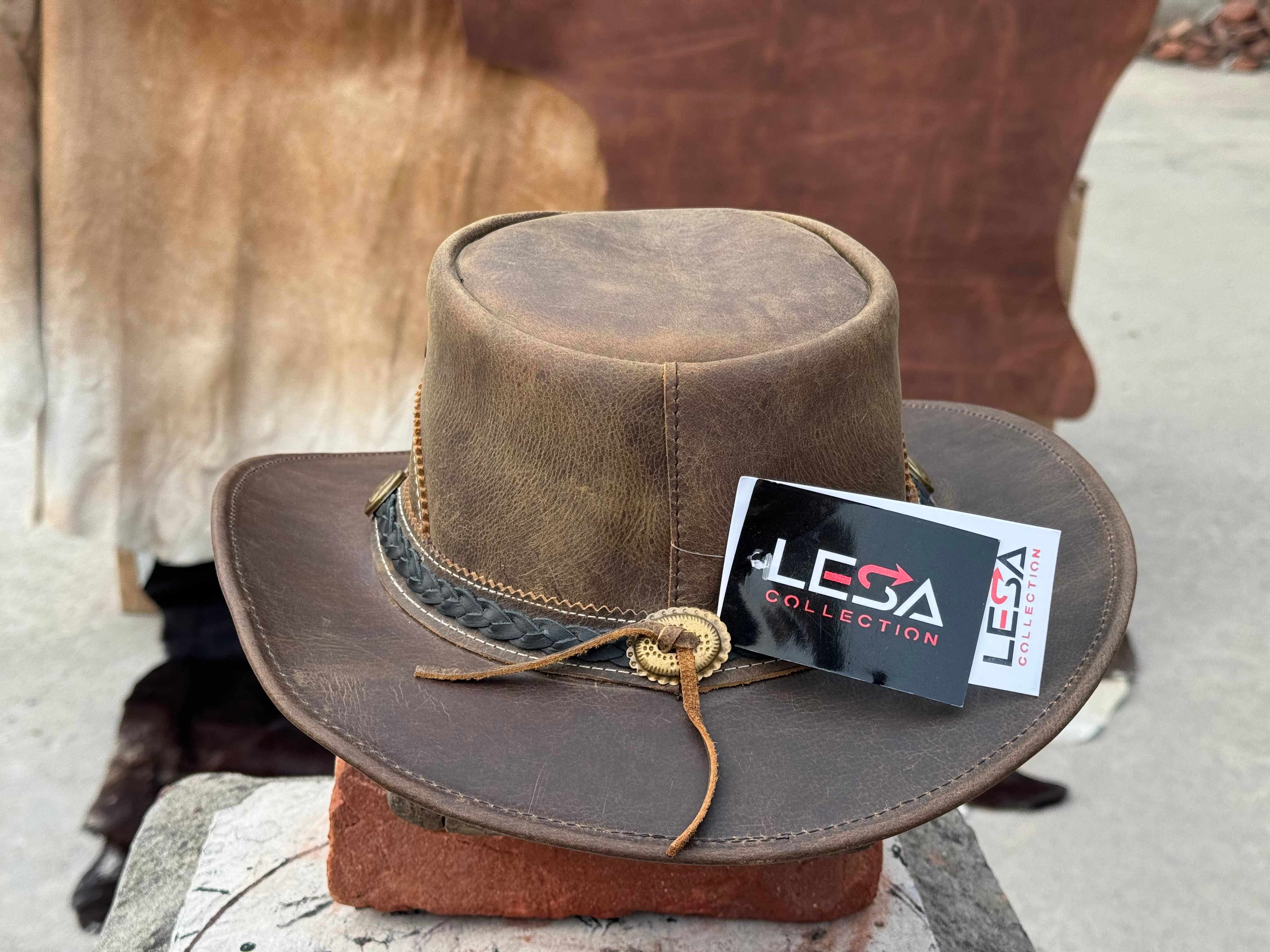 Lesa collection inc - Wholesale Cowboy Hat - Unisex - Norwich Leather Cowboy Hat Western style7