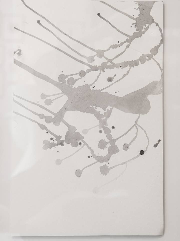 Œuvres sur papier - Enso japonais pour la vente par Bella Cucina Artful Living