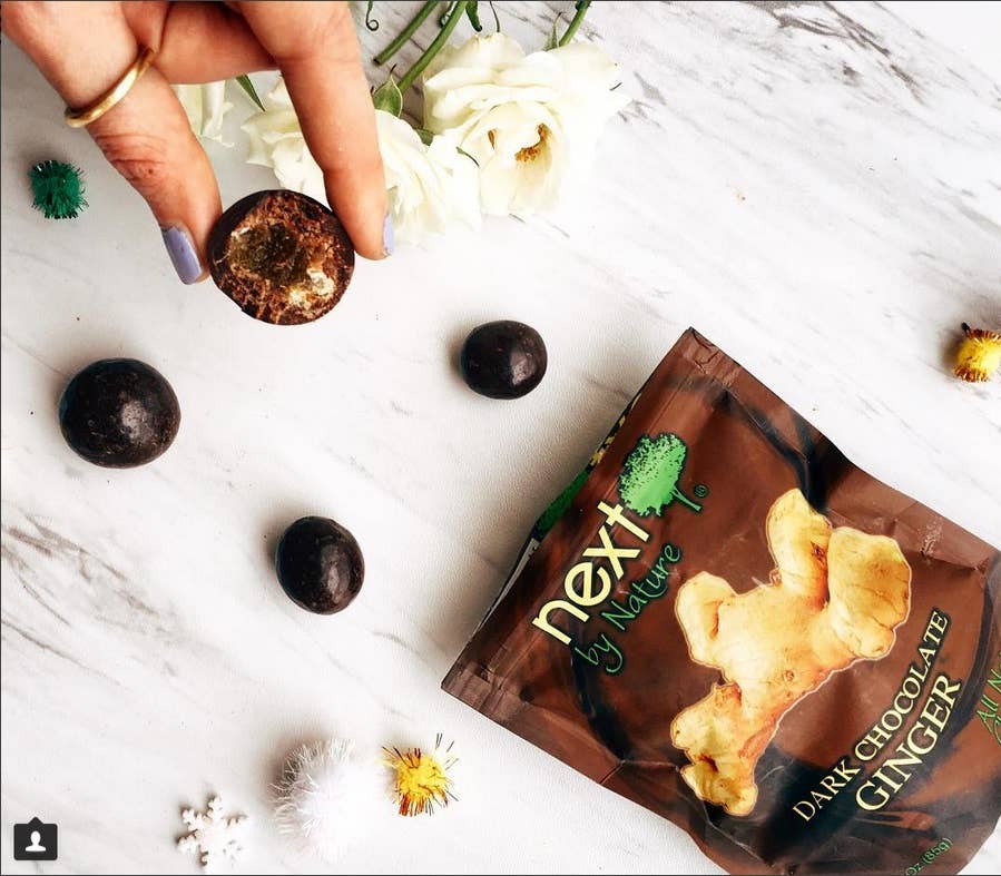 Next Organics - Wholesale Chocolate Covered Sweets - Dark Chocolate Ginger 3 oz4