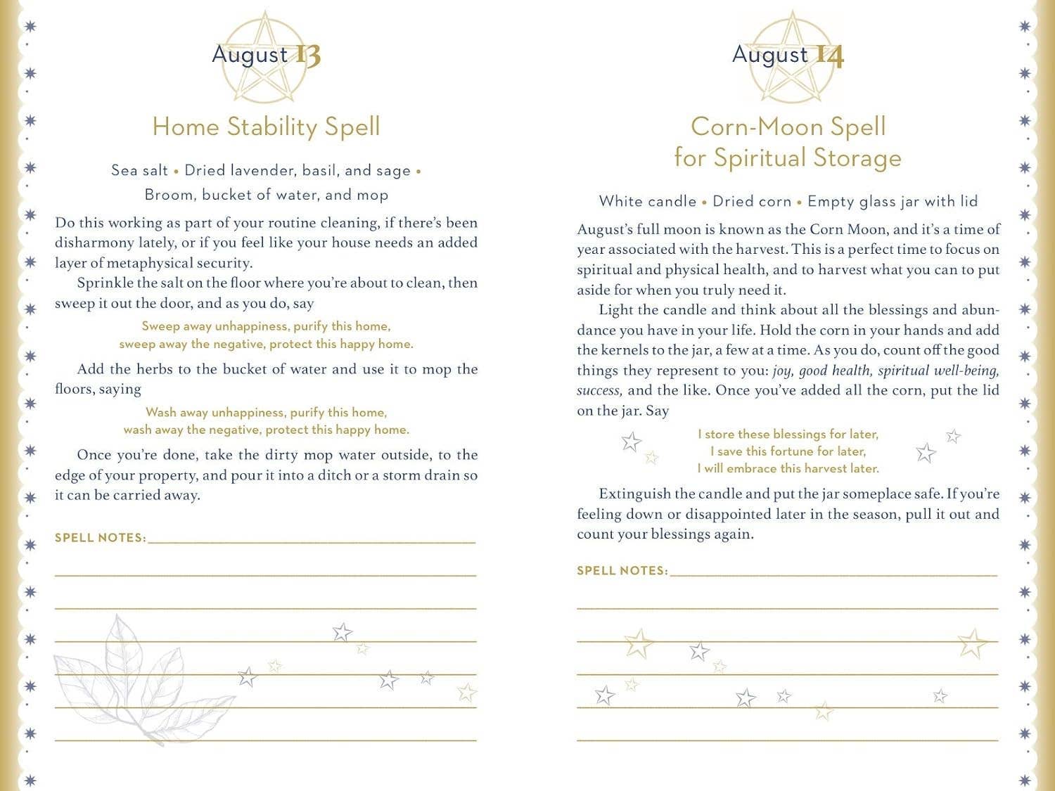 Hachette Book Group - Wholesale Journal/Diary - The Daily Spell Journal: A Diary of Enchantments5