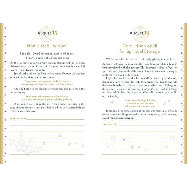 Hachette Book Group - Wholesale Journal/Diary - The Daily Spell Journal: A Diary of Enchantments5