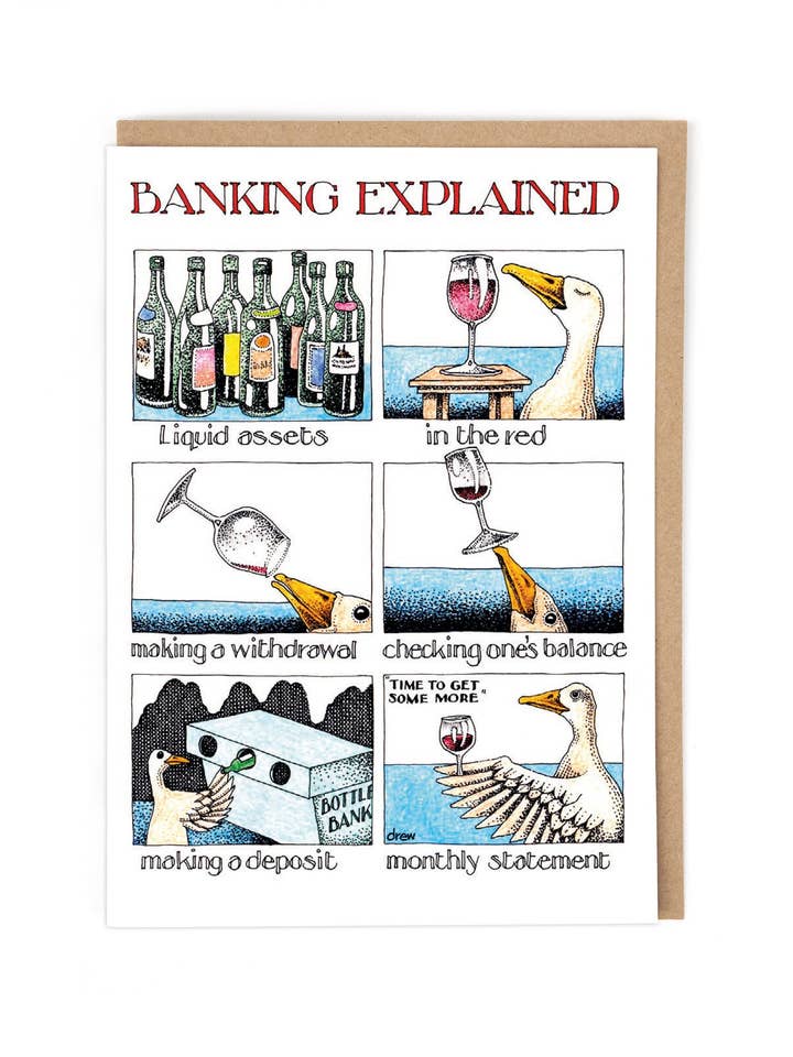 EXPLICAÇÃO BANCÁRIA por atacado de Cath Tate Cards