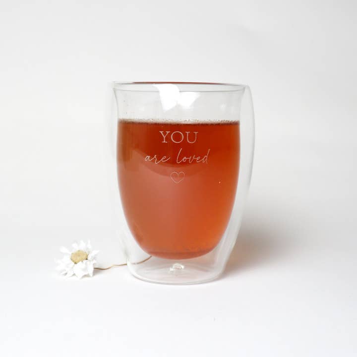 Thermo Glass "You are loved" 350 ml Set of 2 for wholesale by Bake Affair GmbH