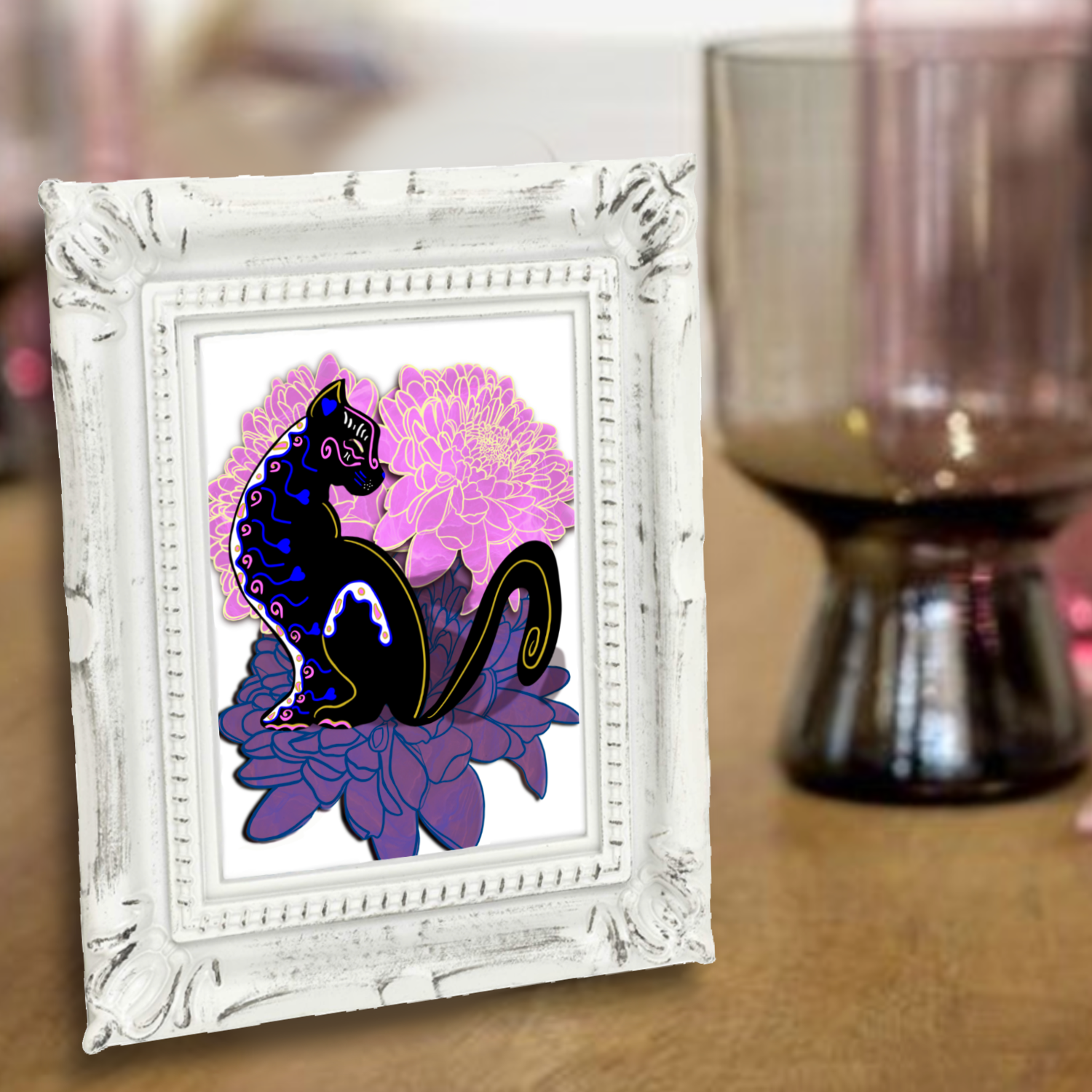 Neverending Stickers - Wholesale Art Print - Neverending Stickers - Framed Mini Print - Dia De Los Muerto1