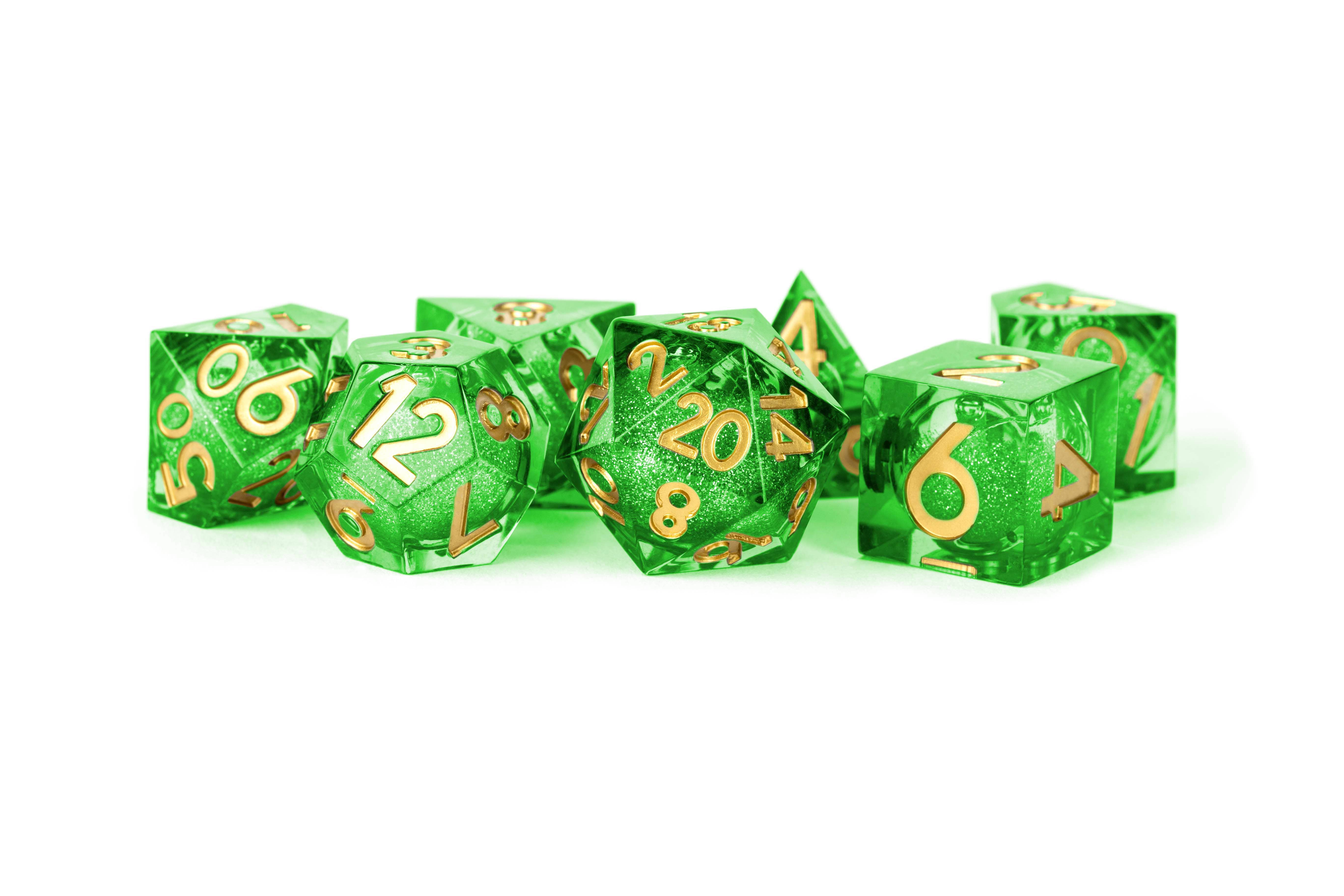 FanRoll by Metallic Dice Games - Wholesale Dice - UNIQUE!  Elixir Liquid Core Dice Sets and Individual d20's0