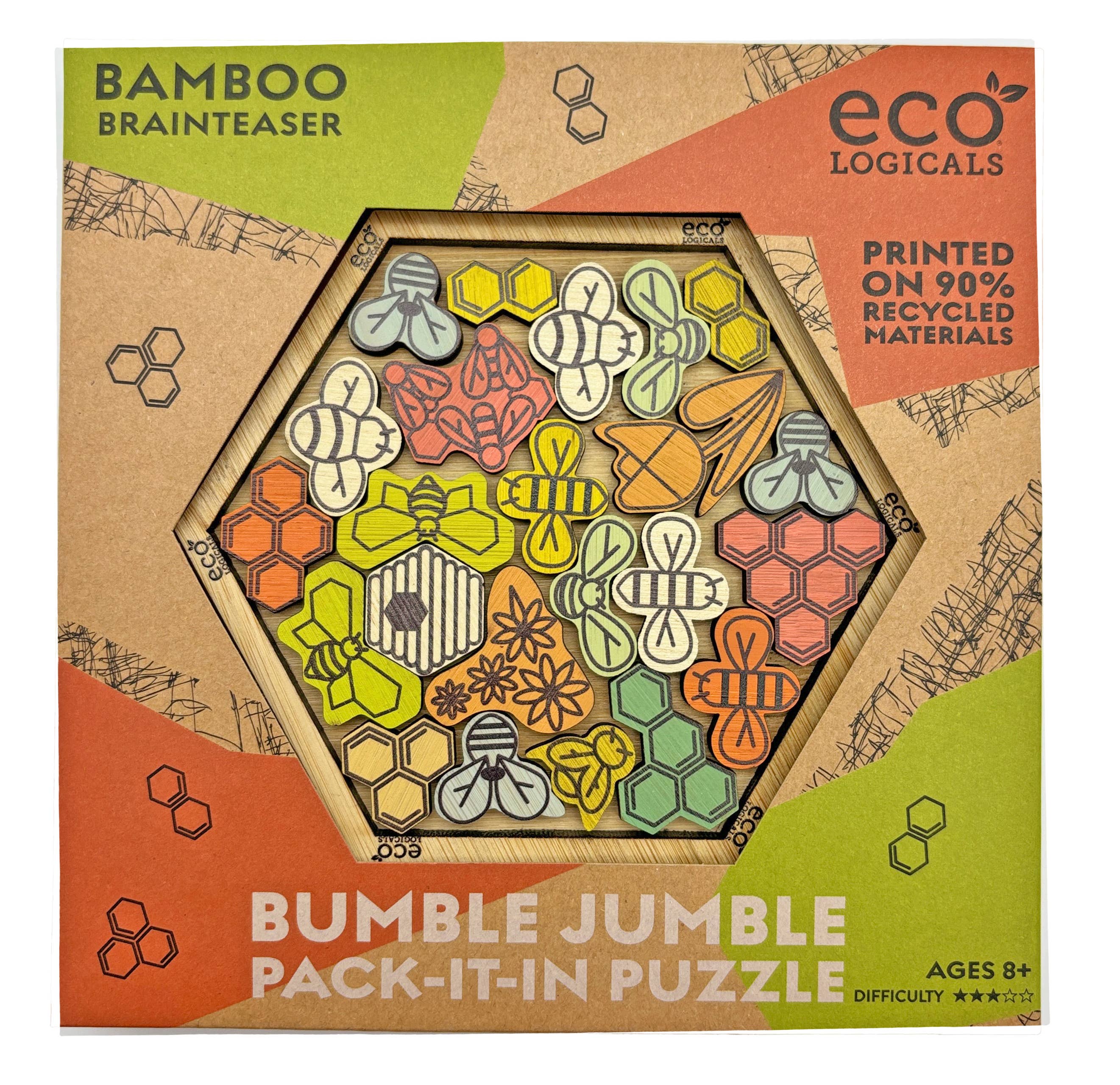 Project Genius - Wholesale Puzzle - Kids - Ecologicals Bumble Jumble Bamboo Puzzle2
