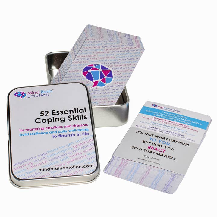 Mind Brain Emotion - Wholesale Card Game - 52 Essential Coping Skills5
