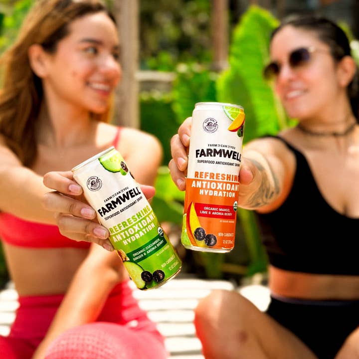 Farmwell Drinks - Wholesale Flavored/Infused Water (Non-Carbonated) - Organic Cucumber, Ginger & Aronia - 12 Pack2