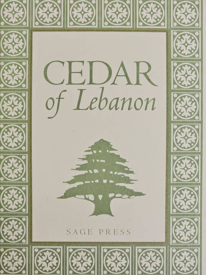 Sauge - Cèdre du Liban par - pour la vente par Boon Books