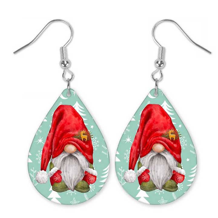 Pendientes Frosty Blue Gnome para venta al por mayor de JAC Wholesale