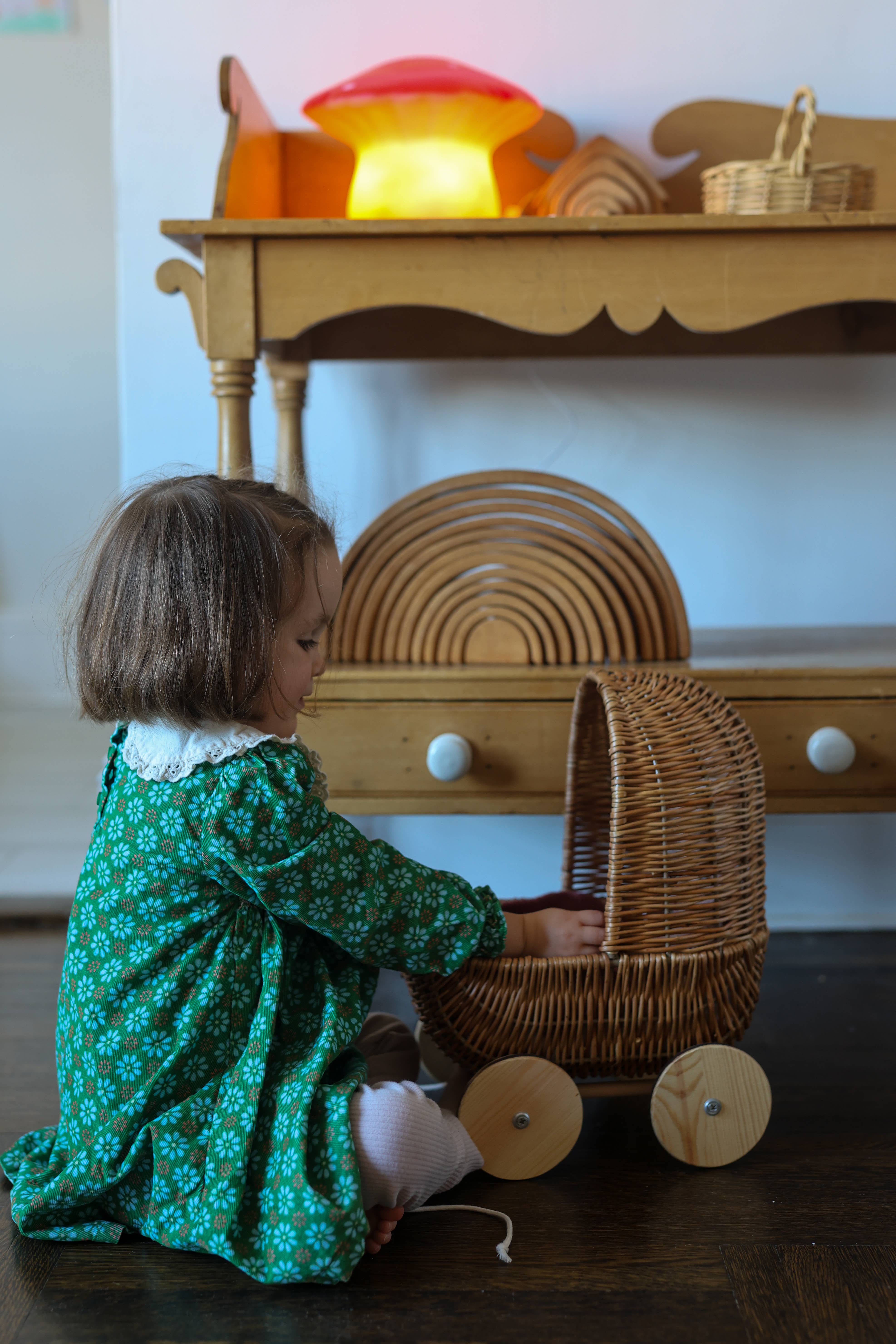 Egmont - Wholesale Doll Stroller - Kids - Small Wicker Pram3