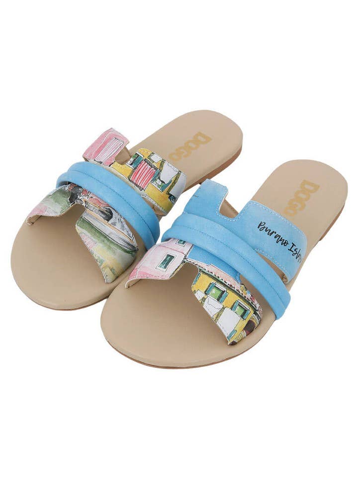Burano Island | Fab C Sandals for wholesale by The Painted Shoe & Bag